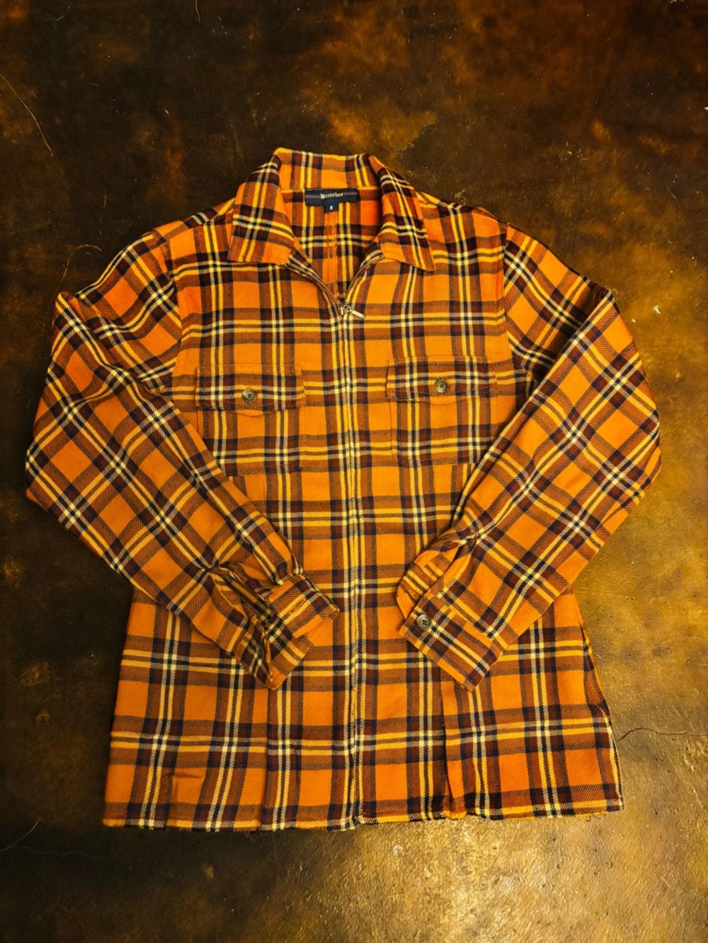 Women’s Breeches Flannel Zip Up Shirt Size 2